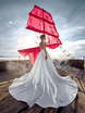 Свадебное платье Mary Rose. Силуэт А-силуэт. Цвет Белый / Молочный. Вид 2