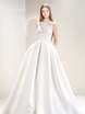 Свадебное платье 7008. Силуэт Пышное, А-силуэт. Цвет Белый / Молочный. Вид 1