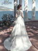 Свадебное платье Флореана. Силуэт А-силуэт, Прямое. Цвет Белый / Молочный. Вид 2