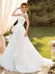 Свадебное платье Паолина. Силуэт А-силуэт. Цвет Белый / Молочный. Вид 1