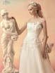 Свадебное платье Сусанна. Силуэт А-силуэт. Цвет Белый / Молочный. Вид 2