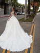 Свадебное платье Jennifer. Силуэт Пышное, А-силуэт. Цвет Белый / Молочный. Вид 2