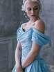 Свадебное платье Alya. Силуэт А-силуэт. Цвет Голубой / Синий. Вид 2