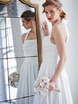 Свадебное платье Plumeria. Силуэт А-силуэт, Прямое. Цвет Белый / Молочный. Вид 1