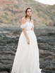 Свадебное платье Calypso. Силуэт А-силуэт. Цвет Белый / Молочный. Вид 6