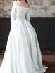 Свадебное платье Adelphi. Силуэт А-силуэт. Цвет Белый / Молочный, оттенки Зеленого. Вид 9