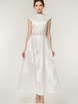 Свадебное платье Yvette. Силуэт А-силуэт. Цвет Белый / Молочный. Вид 3