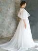 Свадебное платье Avrelia. Силуэт А-силуэт, Прямое. Цвет Белый / Молочный. Вид 10