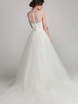 Свадебное платье 928. Силуэт А-силуэт. Цвет Белый / Молочный. Вид 2