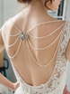 Свадебное платье 934. Силуэт А-силуэт. Цвет Белый / Молочный. Вид 3