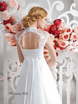 Свадебное платье 936. Силуэт А-силуэт. Цвет Белый / Молочный. Вид 2