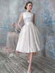 Свадебное платье 453. Силуэт А-силуэт. Цвет Белый / Молочный. Вид 1