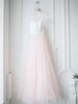 Свадебное платье Tourmaline. Силуэт А-силуэт. Цвет Белый / Молочный, оттенки Розового. Вид 4