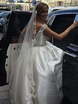 Свадебное платье Филдера. Силуэт А-силуэт. Цвет Белый / Молочный. Вид 2