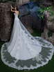 Свадебное платье Q 309. Силуэт А-силуэт. Цвет Белый / Молочный. Вид 2
