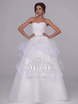 Свадебное платье Кларис. Силуэт А-силуэт. Цвет Белый / Молочный. Вид 1