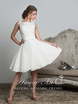 Свадебное платье Мими. Силуэт А-силуэт. Цвет Белый / Молочный. Вид 1