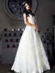 Свадебное платье Лорейн 1. Силуэт А-силуэт. Цвет Белый / Молочный. Вид 3
