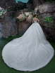 Свадебное платье 751. Силуэт Пышное, А-силуэт. Цвет Белый / Молочный. Вид 2