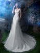 Свадебное платье 5019. Силуэт А-силуэт, Рыбка. Цвет Белый / Молочный. Вид 1