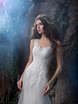Свадебное платье 5019. Силуэт А-силуэт, Рыбка. Цвет Белый / Молочный. Вид 3