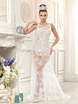 Свадебное платье EV022 o. Силуэт А-силуэт. Цвет Белый / Молочный. Вид 1