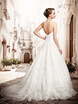 Свадебное платье PP021. Силуэт А-силуэт. Цвет Белый / Молочный. Вид 2