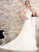 Свадебное платье SL0177. Силуэт А-силуэт. Цвет Белый / Молочный, Айвори / Капучино. Вид 1