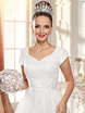 Свадебное платье SL0149. Силуэт Пышное, А-силуэт. Цвет Белый / Молочный. Вид 3