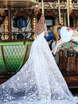 Свадебное платье Ofelia. Силуэт А-силуэт. Цвет Белый / Молочный. Вид 2