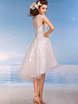 Свадебное платье Хлоя. Силуэт А-силуэт. Цвет Белый / Молочный. Вид 2