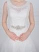 Свадебное платье 2040. Силуэт А-силуэт. Цвет Белый / Молочный. Вид 3