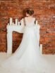 Свадебное платье 2053. Силуэт А-силуэт. Цвет Белый / Молочный. Вид 2