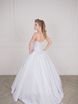 Свадебное платье 2055. Силуэт А-силуэт. Цвет Белый / Молочный. Вид 2