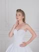 Свадебное платье 2055. Силуэт А-силуэт. Цвет Белый / Молочный. Вид 3