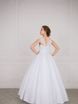 Свадебное платье 2073. Силуэт А-силуэт. Цвет Белый / Молочный. Вид 2