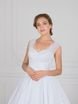 Свадебное платье 2073. Силуэт А-силуэт. Цвет Белый / Молочный. Вид 3