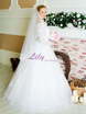 Свадебное платье 2102. Силуэт Пышное, А-силуэт. Цвет Белый / Молочный. Вид 9