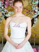 Свадебное платье 2108. Силуэт А-силуэт. Цвет Белый / Молочный. Вид 4