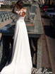 Свадебное платье Odri. Силуэт А-силуэт, Прямое. Цвет Белый / Молочный. Вид 2