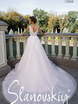 Свадебное платье 17008. Силуэт Пышное, А-силуэт. Цвет Белый / Молочный, оттенки Розового. Вид 2