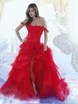 Свадебное платье Agrifolio. Силуэт А-силуэт. Цвет Красный / Марсала. Вид 1