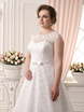 Свадебное платье S 170. Силуэт А-силуэт. Цвет Белый / Молочный. Вид 3