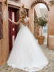 Свадебное платье Dolche Vita. Силуэт А-силуэт. Цвет Белый / Молочный. Вид 2