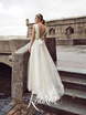 Свадебное платье Liora. Силуэт А-силуэт. Цвет Белый / Молочный. Вид 2