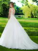 Свадебное платье Grazia. Силуэт А-силуэт. Цвет Белый / Молочный. Вид 1