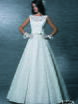 Свадебное платье 1228. Силуэт А-силуэт. Цвет Белый / Молочный. Вид 1
