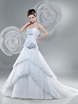 Свадебное платье 2206. Силуэт А-силуэт. Цвет Белый / Молочный. Вид 1