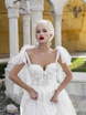 Свадебное платье Confident Hibiscus. Силуэт А-силуэт. Цвет Белый / Молочный. Вид 4