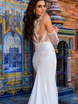 Свадебное платье Paloma. Силуэт Рыбка. Цвет Белый / Молочный. Вид 3